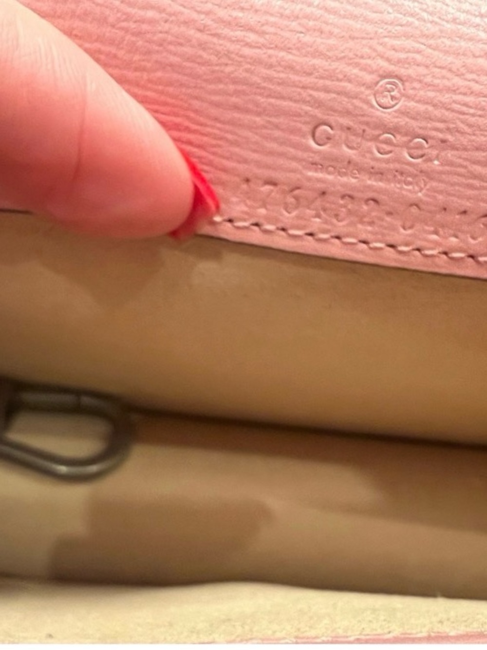 Gucci Pink and Red Leather Dionysus Small Crossbody - Picture 2 of 6